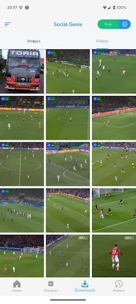 SocialGenie App Screenshot 2